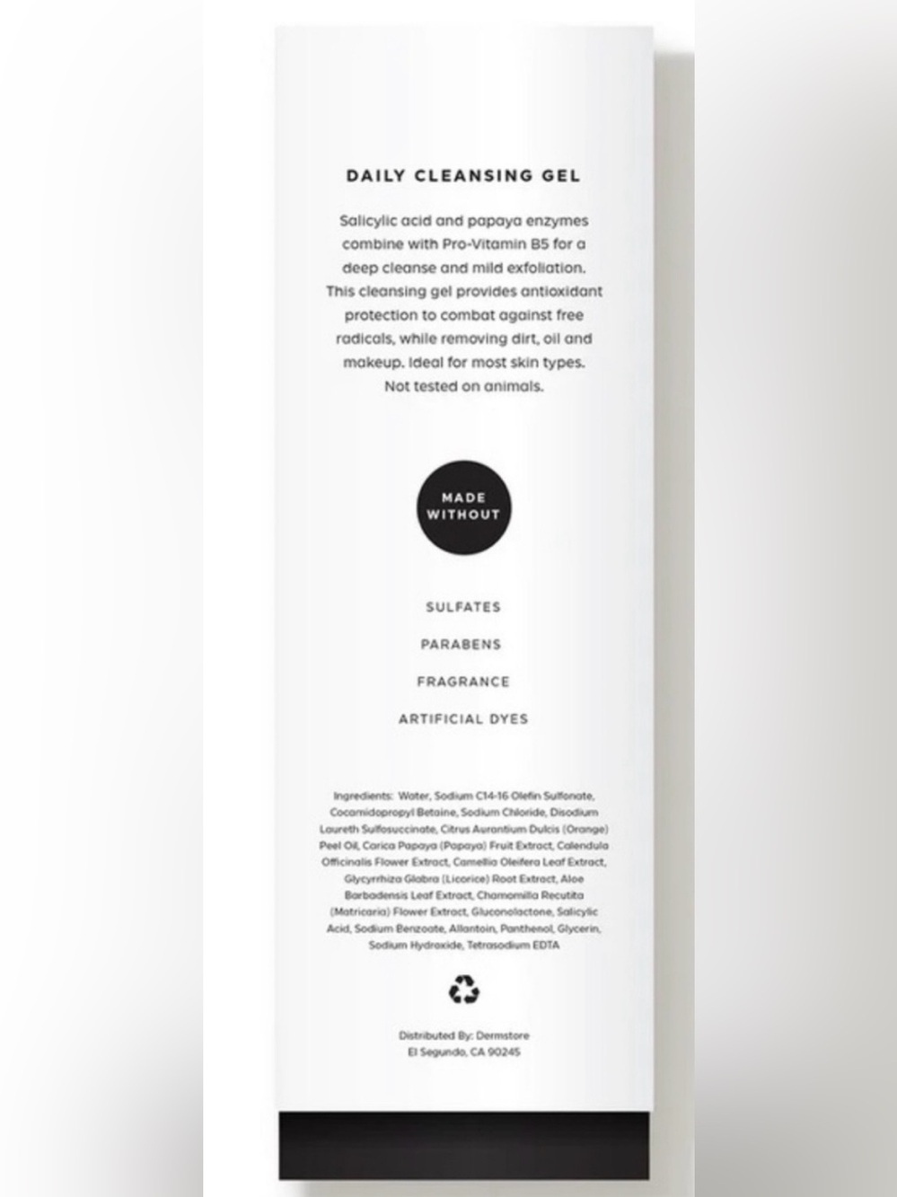 π» DERMSTORE Daily Cleansing Gel β Full Size New In Box HP π - Picture 2 of 4